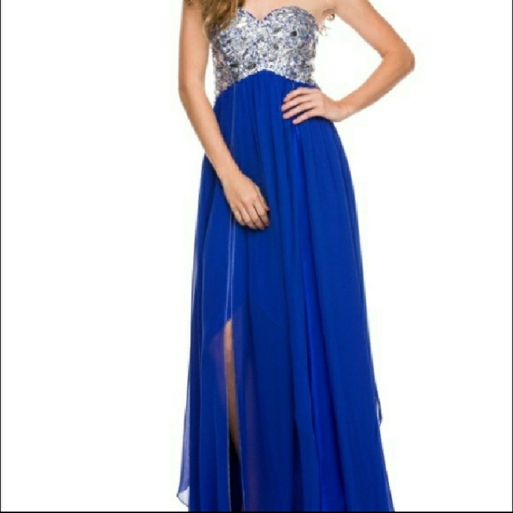 Medium Royal Blue Prom Dress